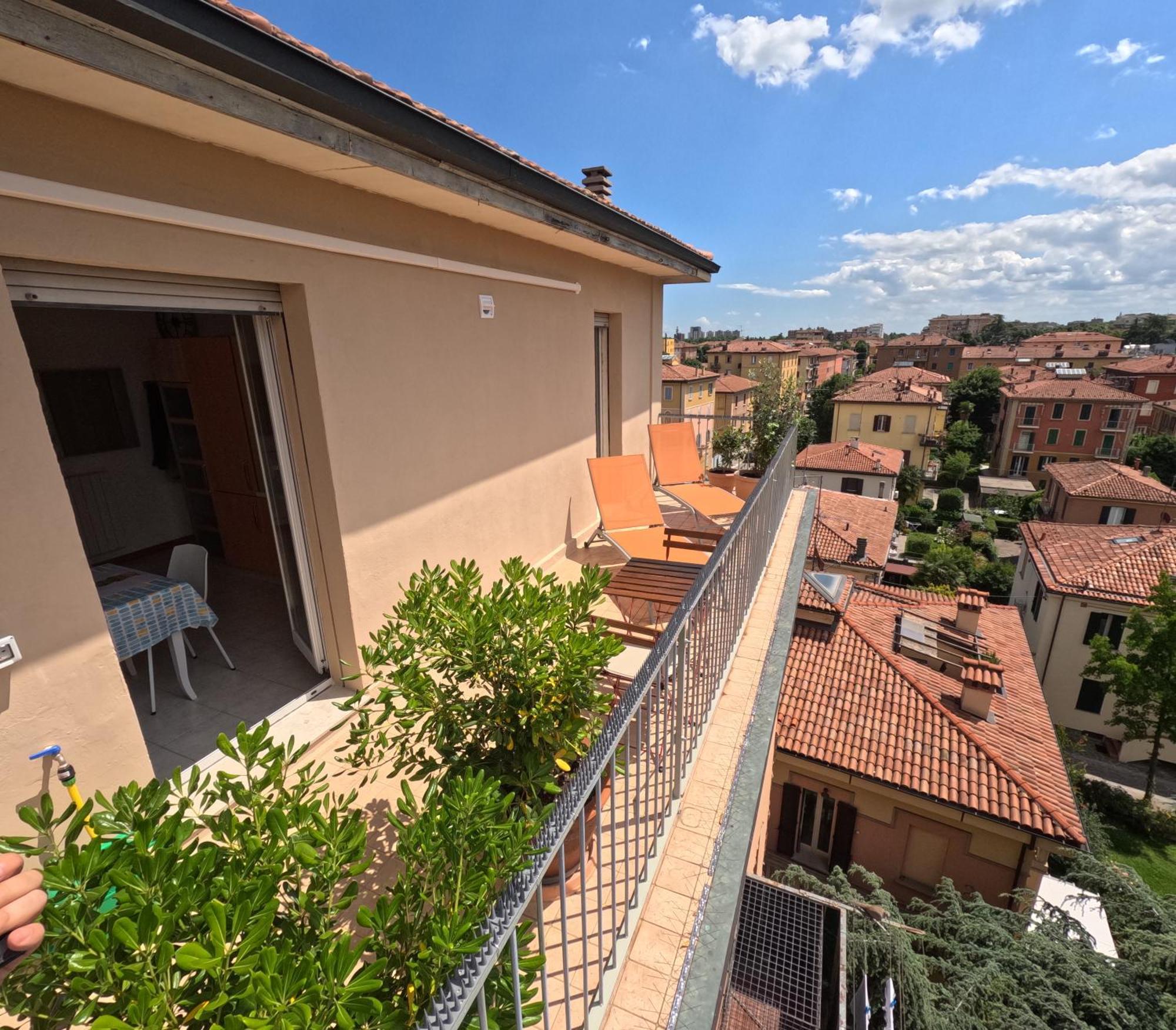 Bellavista Panoramic Terrace Appartamento Con Terrazza Zona Sant Orsola بولونيا المظهر الخارجي الصورة